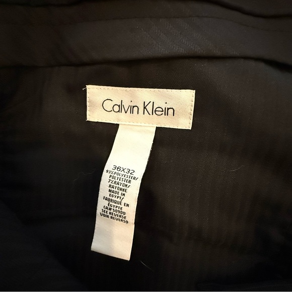 Calvin Klein Black Trousers 36x32 - Picture 7 of 7